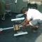 Daniel Silva preparing the catapult